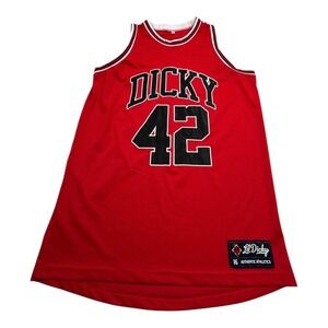 Lil Dicky Jersey‎ 42 Red Basketball Athletic Mesh Size M